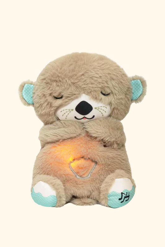 Breathing Teddy Bear with Soothing Music – Plush Comfort Toy for Kids & Adults